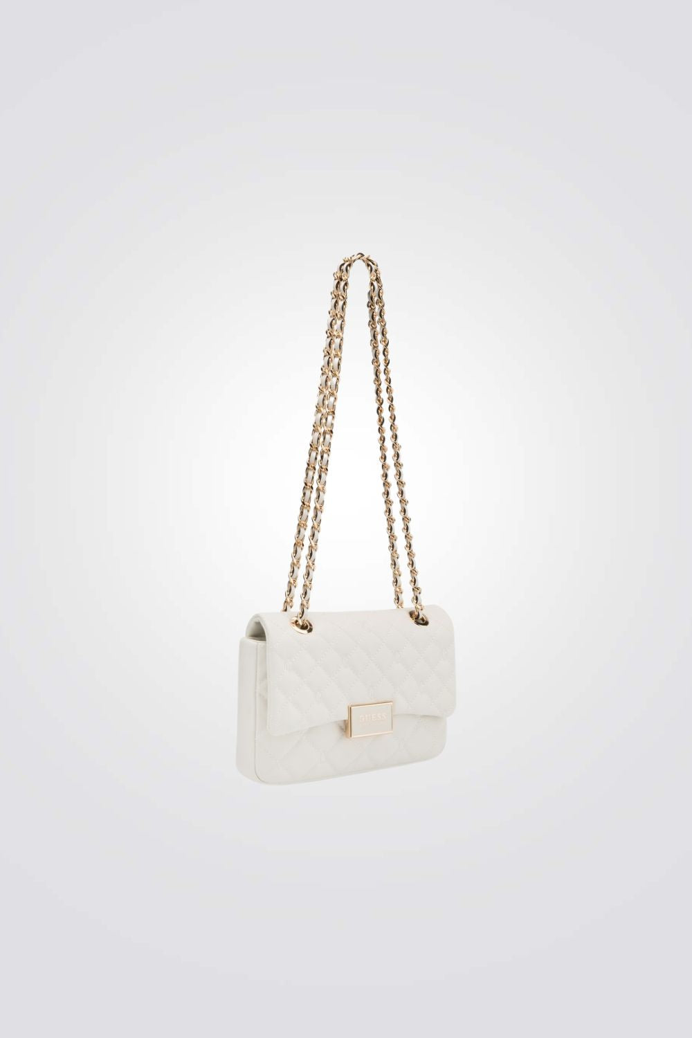 תיק צד קטן GWYN בצבע שמנת