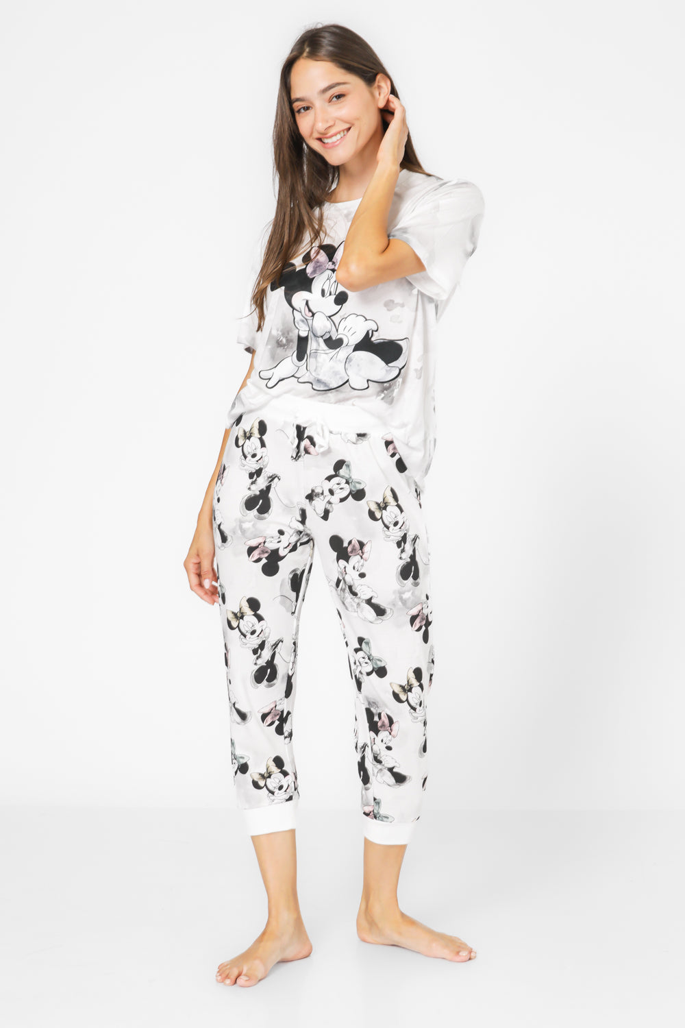 סט פיג’מה באורך 3/4 MINNIE