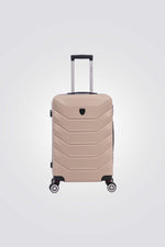 מזוודה טרולי עלייה למטוס 20" דגם 1701 בצבע בז'