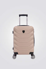 מזוודה קשיחה 24" דגם 1701 בצבע בז'