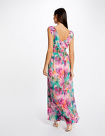 שמלת מקסי בהדפס צבעים - MASHBIR//365