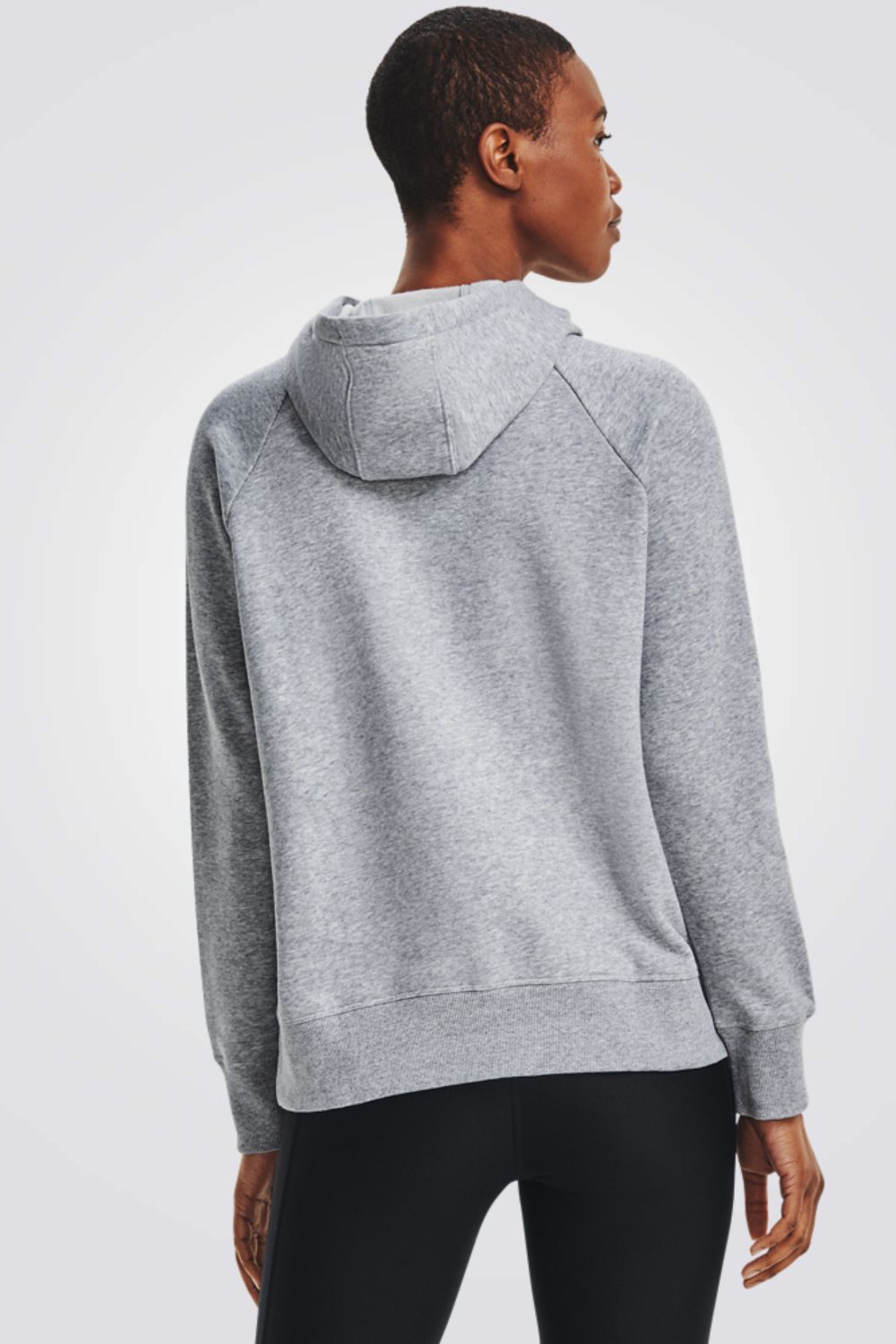 סווטשירט קפוצ'ון Rival Fleece בצבע אפור 