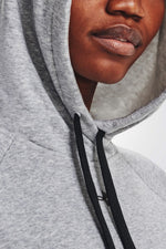 סווטשירט קפוצ'ון Rival Fleece בצבע אפור 