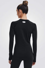 חולצה ספורטיבית Authentics Crew בצבע שחור