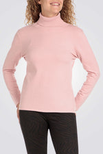 חולצת בייסיק ג'רסי צווארון גולף בצבע ורוד ניוד