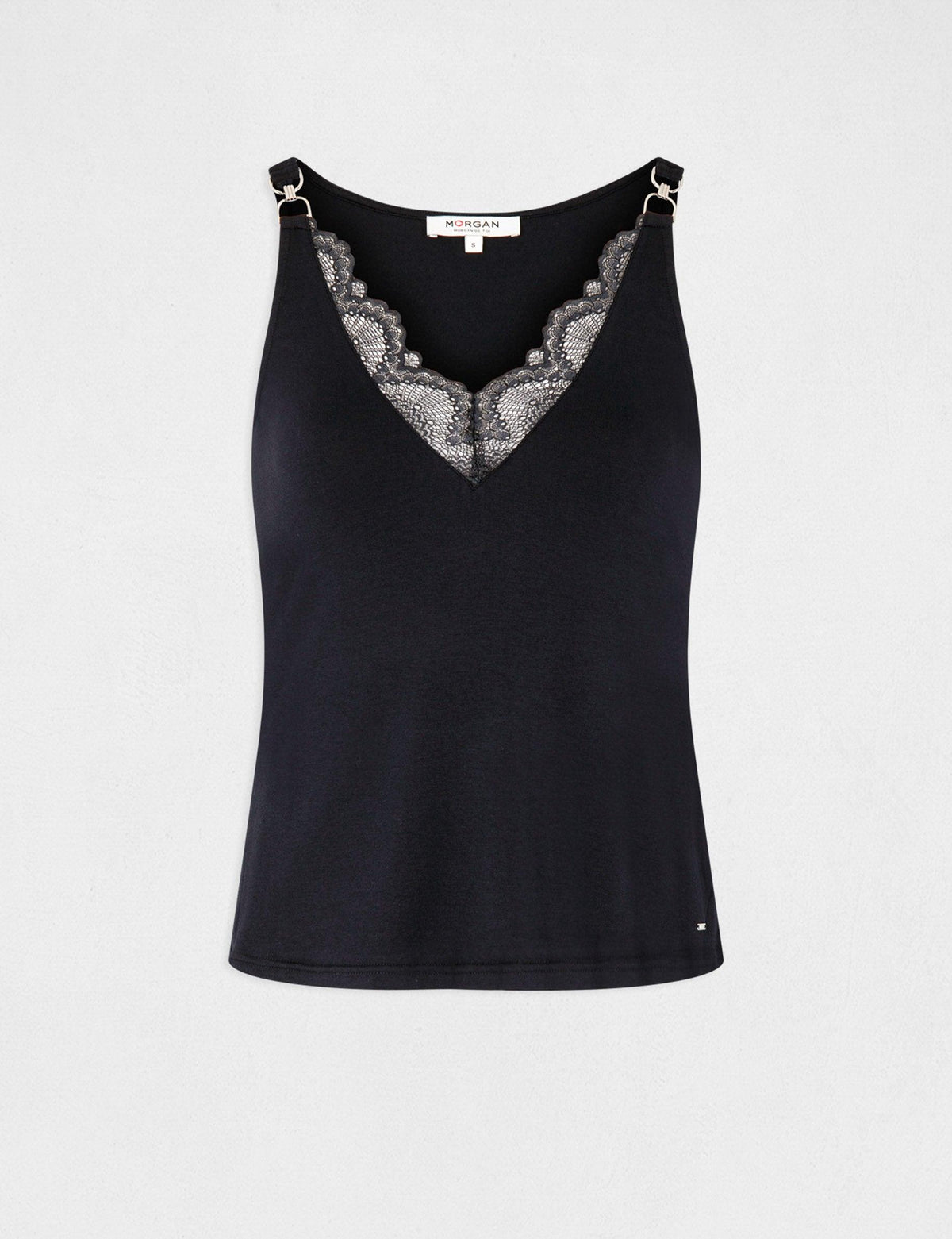 גופיית תחרה בצבע נייבי - MASHBIR//365