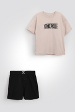 סט פיג'מה קצרה וואן פיס | דלתא