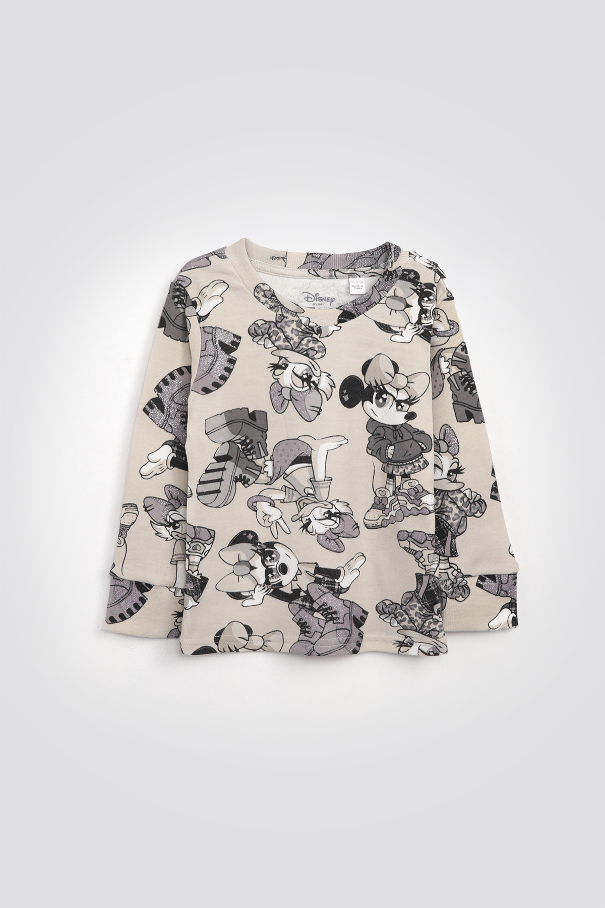 סט פיג'מה ארוכה מיני ודיזיי | דלתא