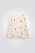 סט פיג'מה ארוכה מנצנצת דייזי | דלתא