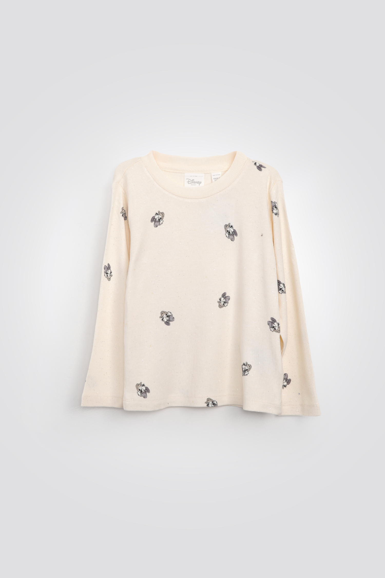 סט פיג'מה ארוכה מנצנצת דייזי | דלתא