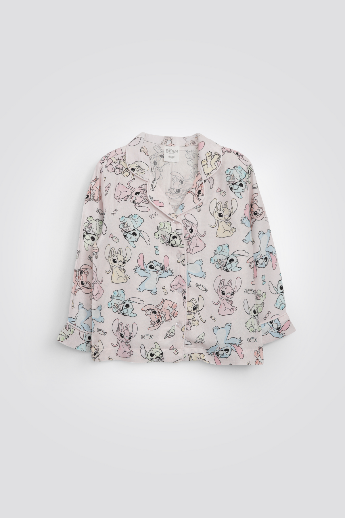 סט פיג'מה מכופתרת דקה סטיץ' ואנג'ל | דלתא