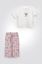 סט פיג'מה סטיץ' | דלתא