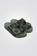 כפכפים PARTNER בצבע ירוק זית