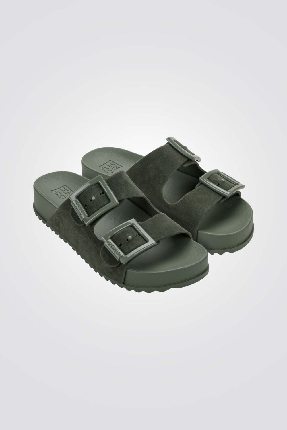 כפכפים PARTNER בצבע ירוק זית