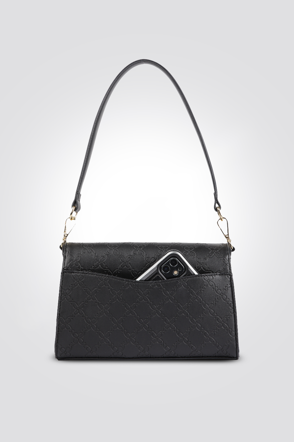 תיק צד בצבע שחור