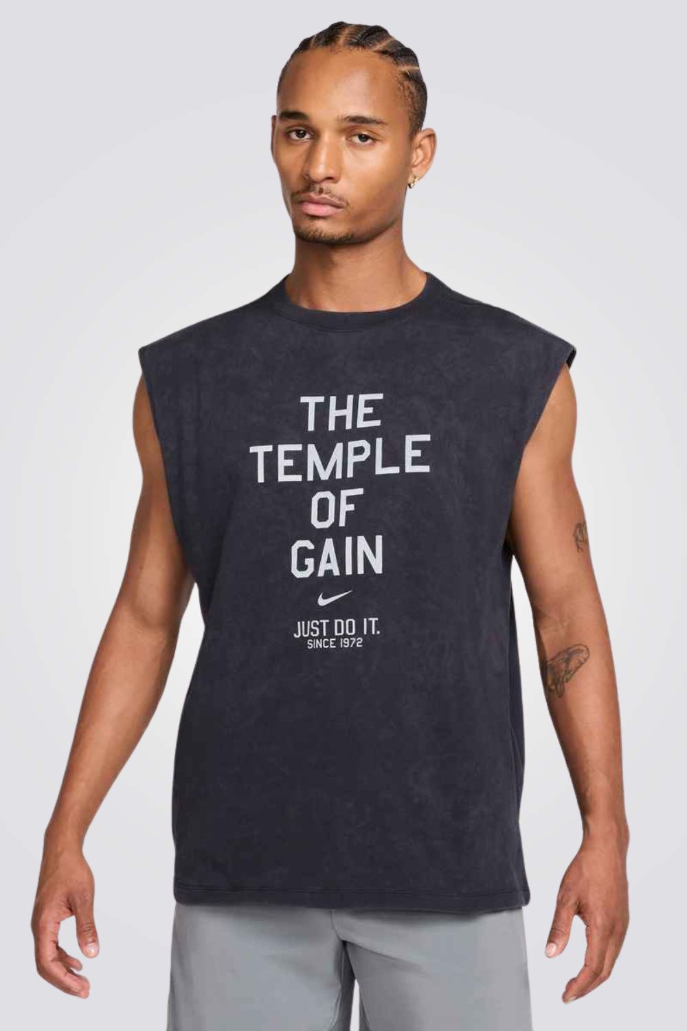 חולצת ללא שרוולים NK TEE SL GYM CULTURE CC לגברים