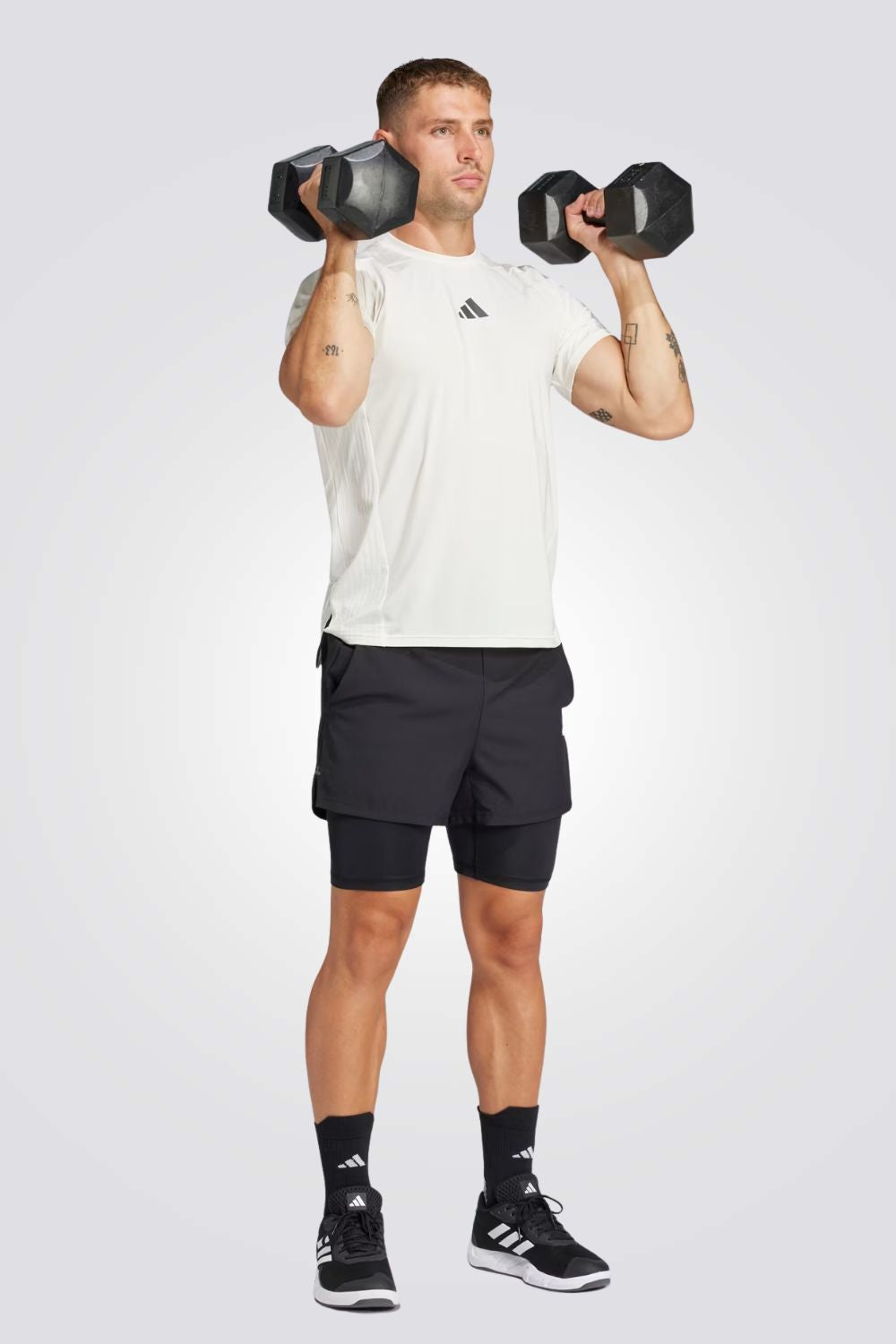 מכנסי אימון לגברים 2 ב-1 | אדידס 