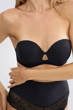 חזיית סטרפלס Comfort Contour WDP שחורה | טריומף