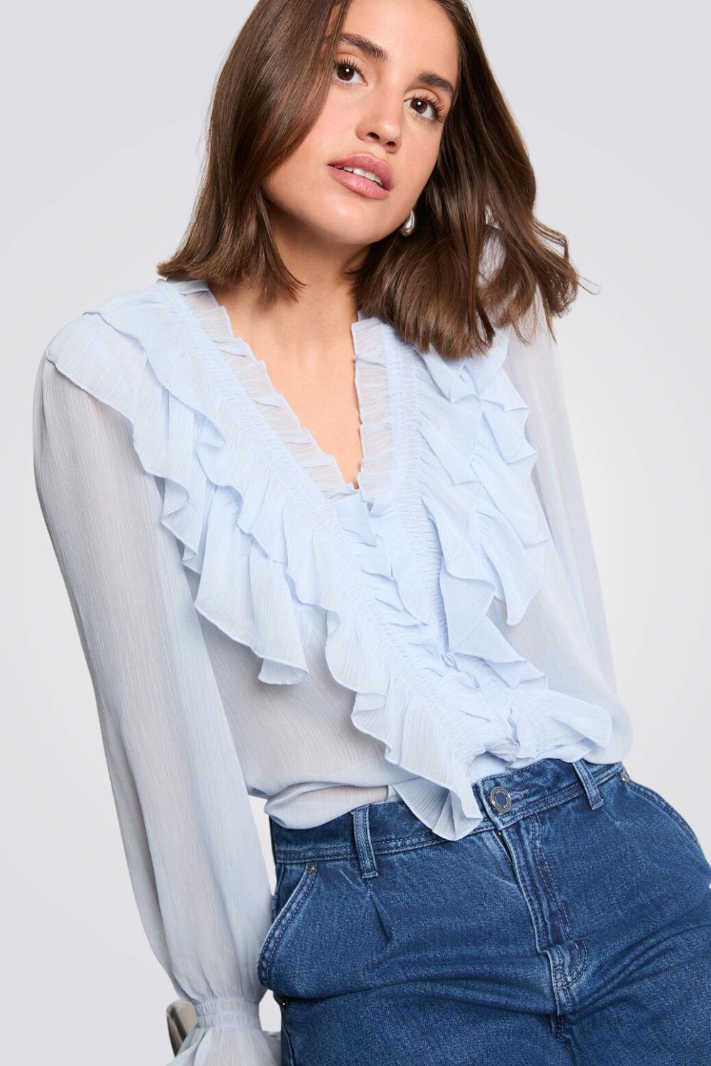 חולצת שיפון לנשים | מורגן