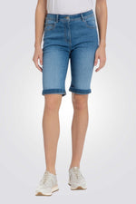 מכנסי ברמודה ג'ינס לנשים 