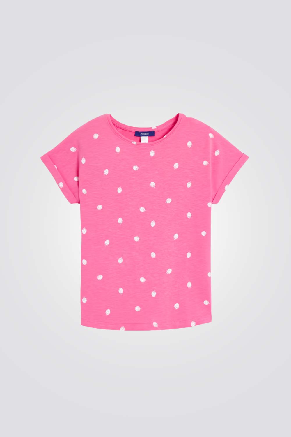 טישירט לילדות עם הדפס 