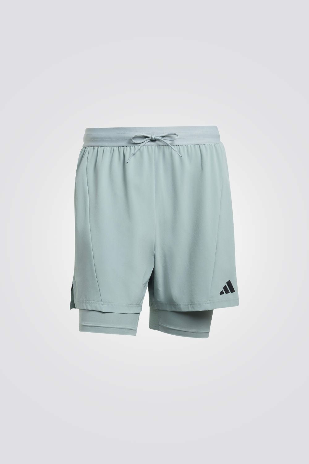 מכנסי ספורט קצרים משולבים D4T WORKOUT 2IN1 SHORTS לגברים | אדידס