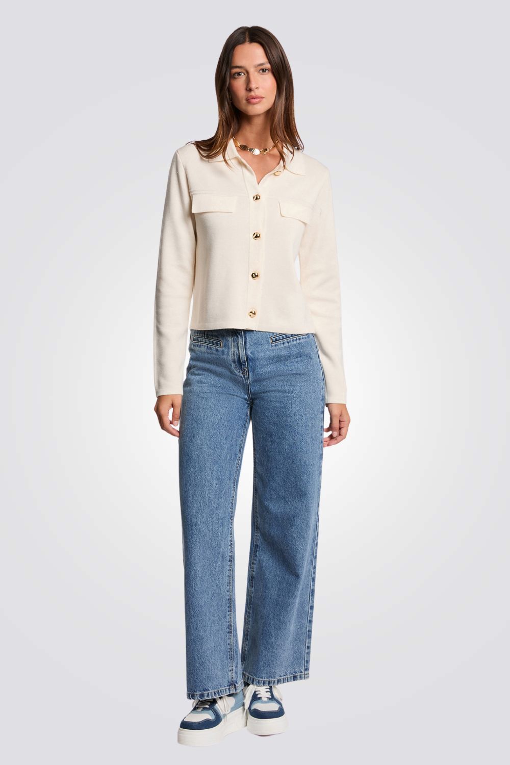 קרדיגן עם שרוולים ארוכים לנשים | מורגן