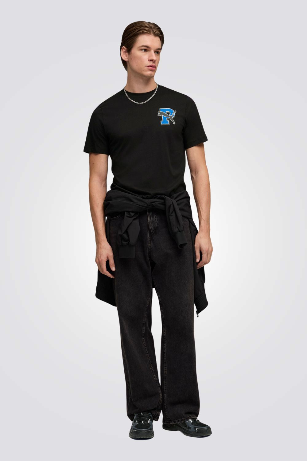 טישירט קצרה עם הדפס מעוצב לגברים | פומה