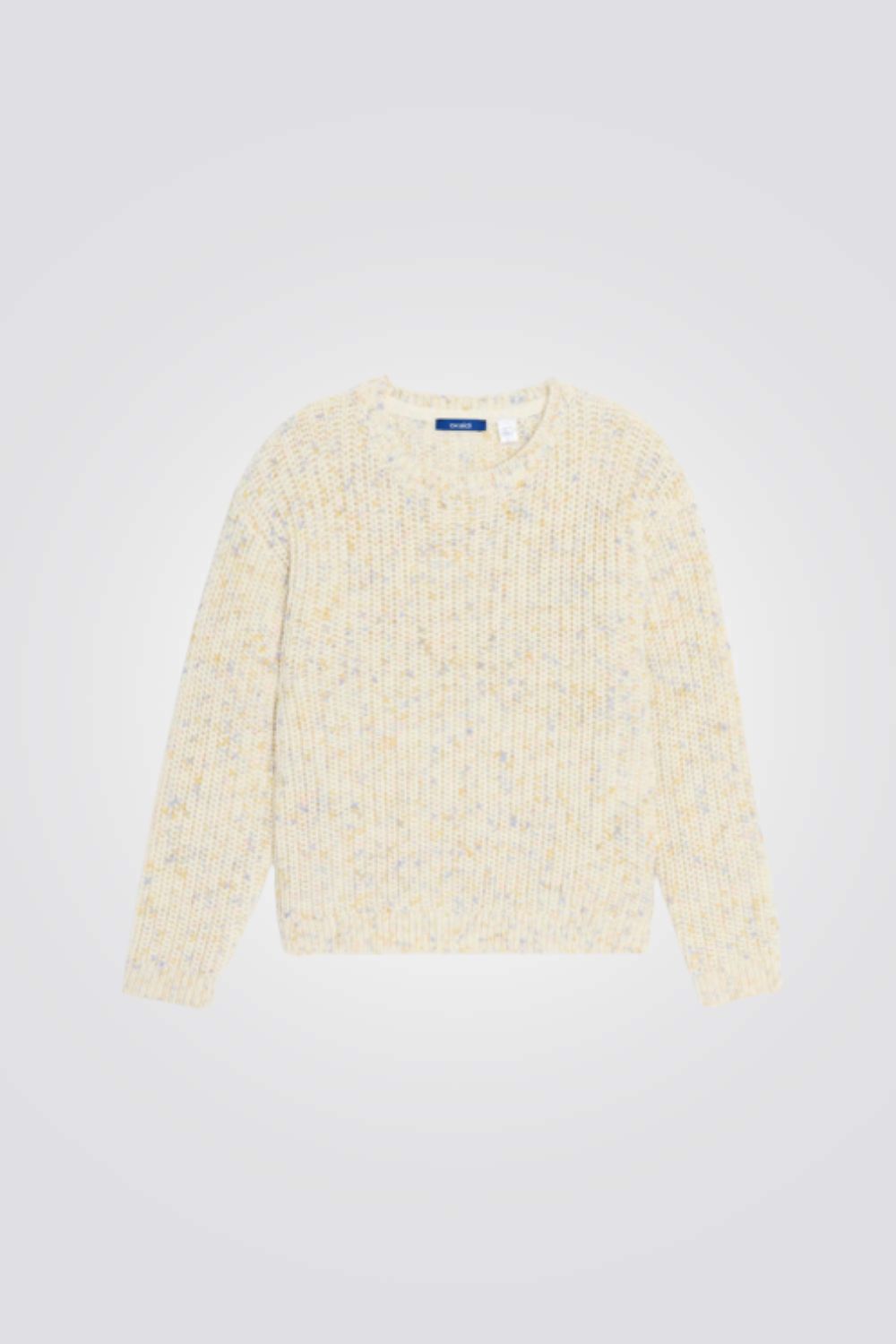 סוודר לילדות בצבע בז' | אוקיידי 