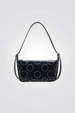 תיק כתף לנשים עם שילוב ניטים | דזיגוואל 
