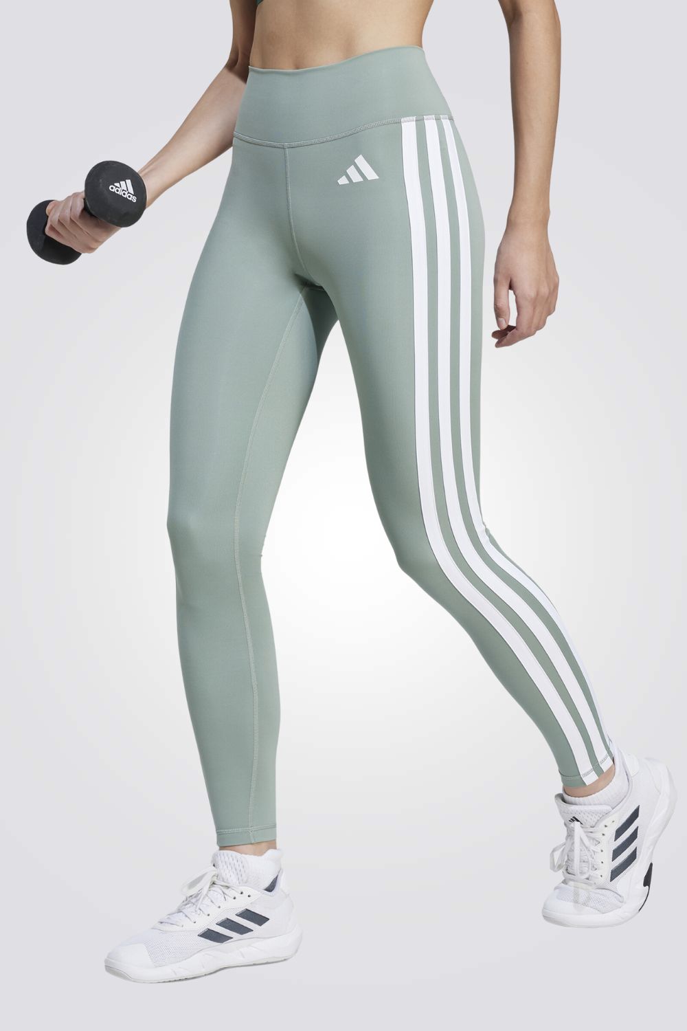 טייץ Optime Essentials 3 Stripes לנשים