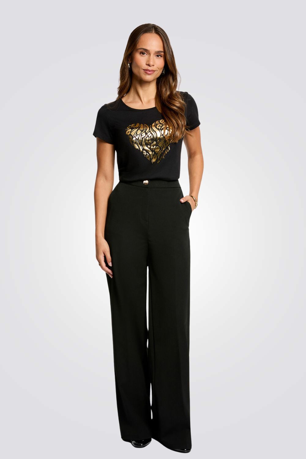 טישירט לנשים עם הדפס | מורגן 