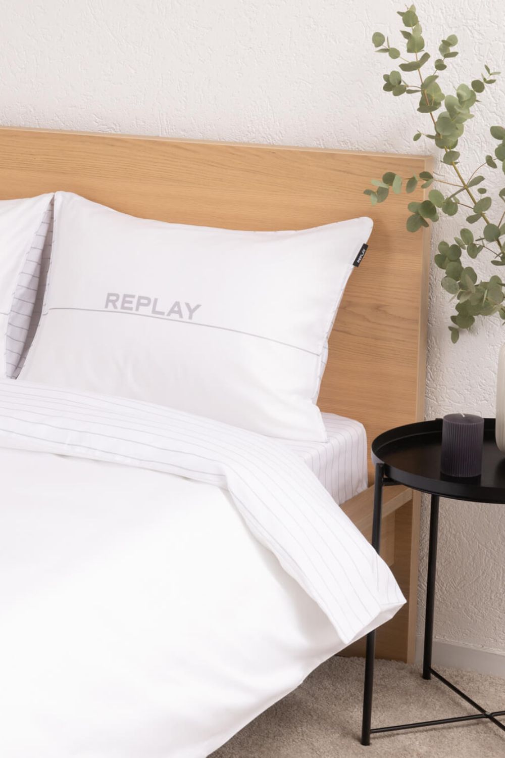 סט מצעים זוגי 160/200 מכותנה סאטן דגם BOSTON