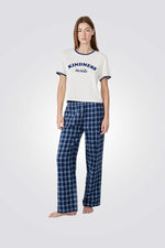 מכנסי פיג'מה משובצים | איתם