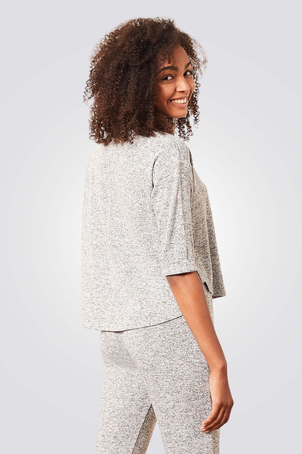 חולצת פיג'מה CAMILA בצבע אפור