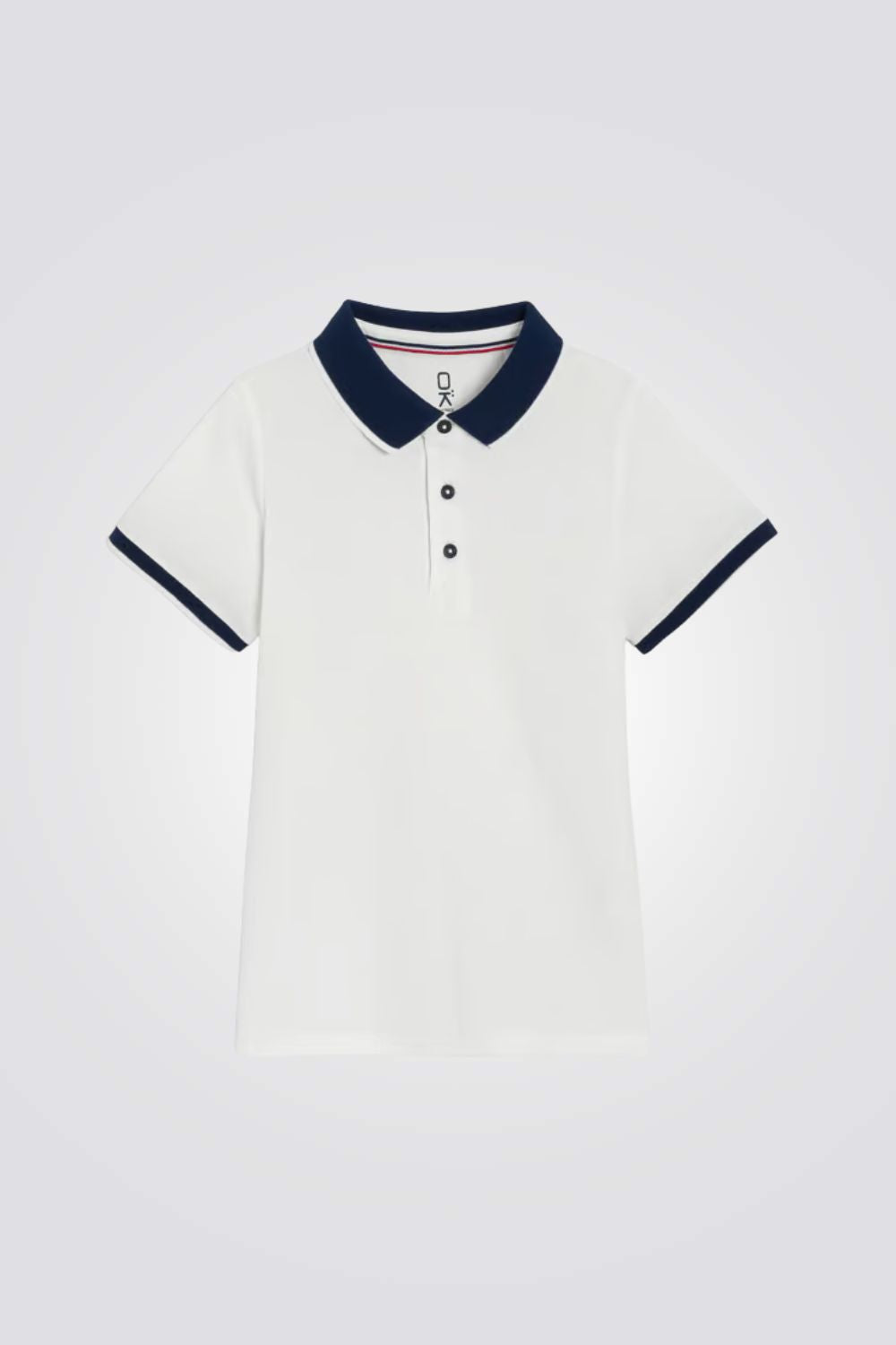 חולצת פולו שרוול קצר לבנים