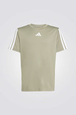 טישירט ספורט Train Essentials 3-Stripes לילדים ונוער