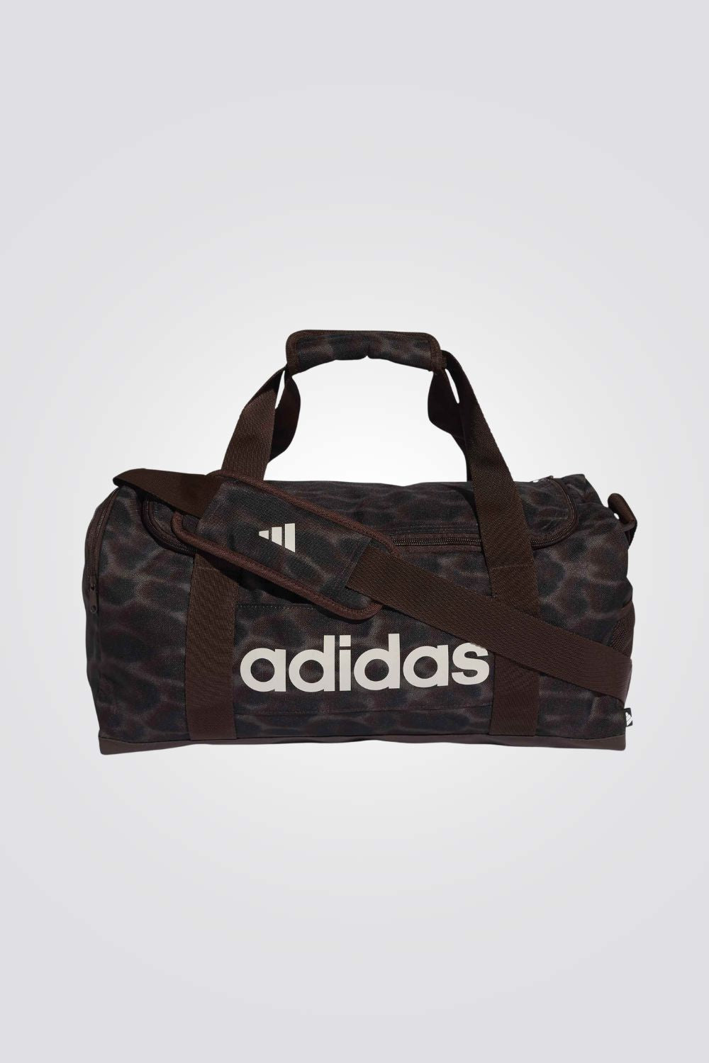 תיק אימון מנומר בצבע חום לנשים | אדידס