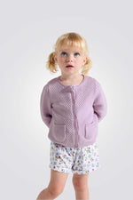 קרדיגן לתינוקות בצבע סגול | אובייבי 