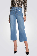 מכנסי ג'ינס רחבים לנשים