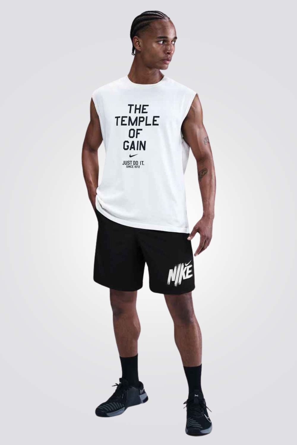 מכנסי ספורט קצרים רב תכליתיים לגברים | נייקי