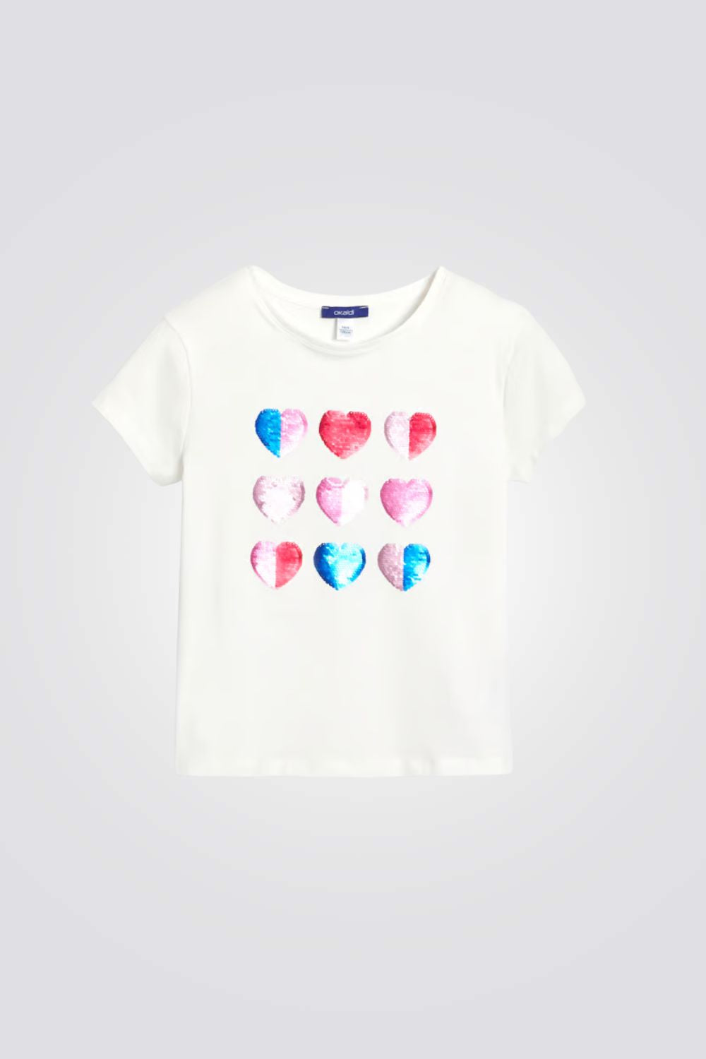 טישירט לילדות עם הדפס 