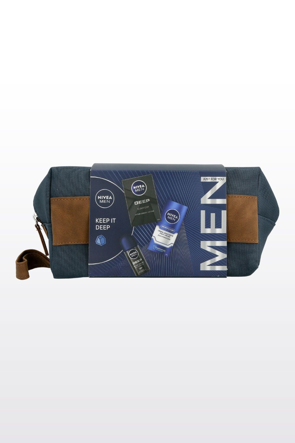 מארז טיפוח לגבר תחליב לחות 75 מ"ל + תחליב אפטרשייב 100 מ"ל + דאורדורנאט 50 מ"ל DEEP