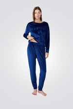 מכנסי פיג'מה עם רקמה של דובי | איתם