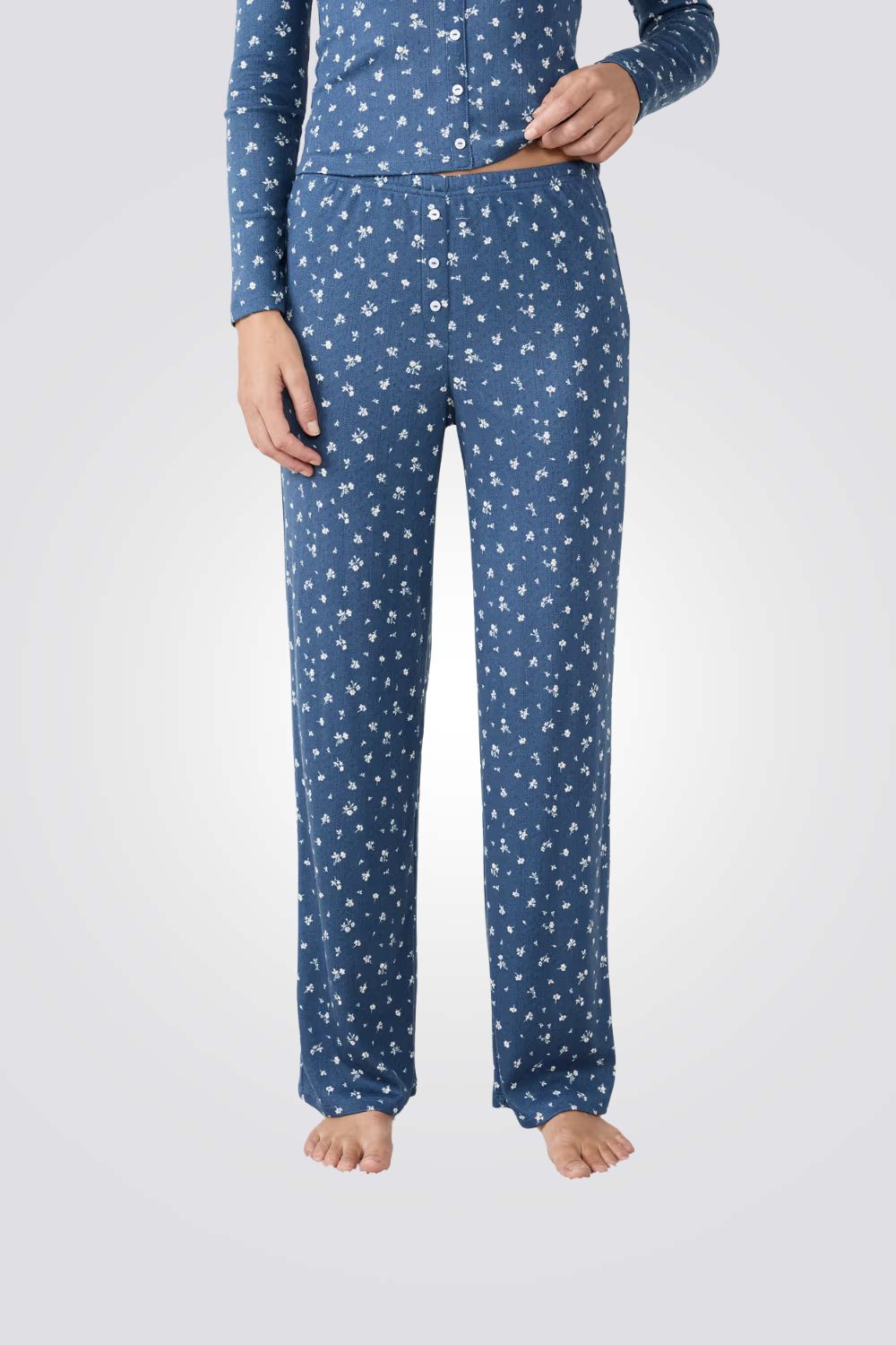 מכנסי פיג'מה פרחוניים BETHANY לנשים | איתם