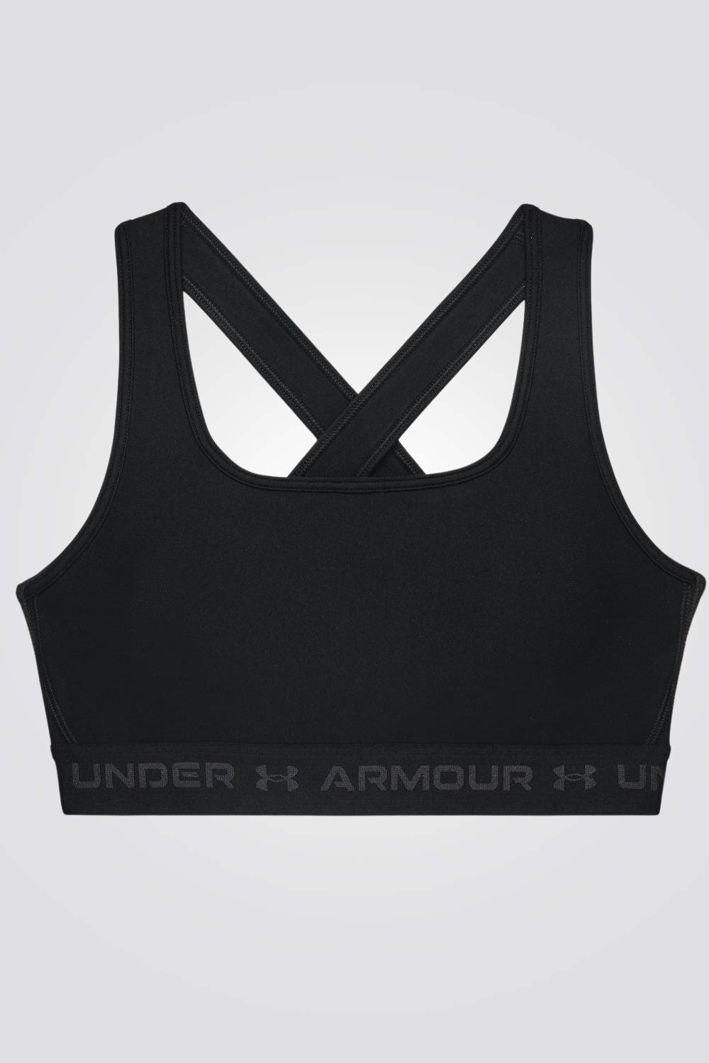 טופ אימון Mid Crossback בצבע שחור