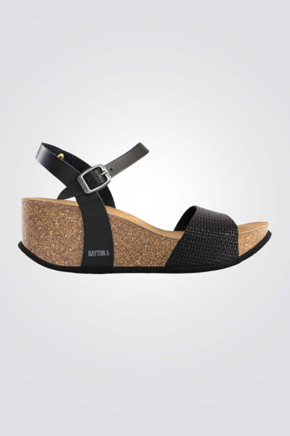 סנדלי פלטפורמה לנשים MAYA בצבע שחור