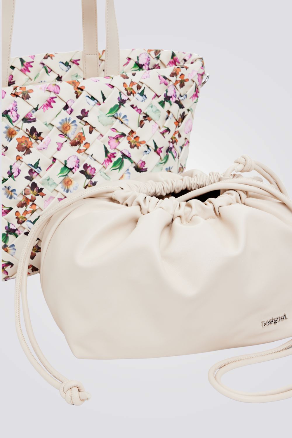 תיק כתף לנשים עם הדפס פרחוני | דזיגוואל