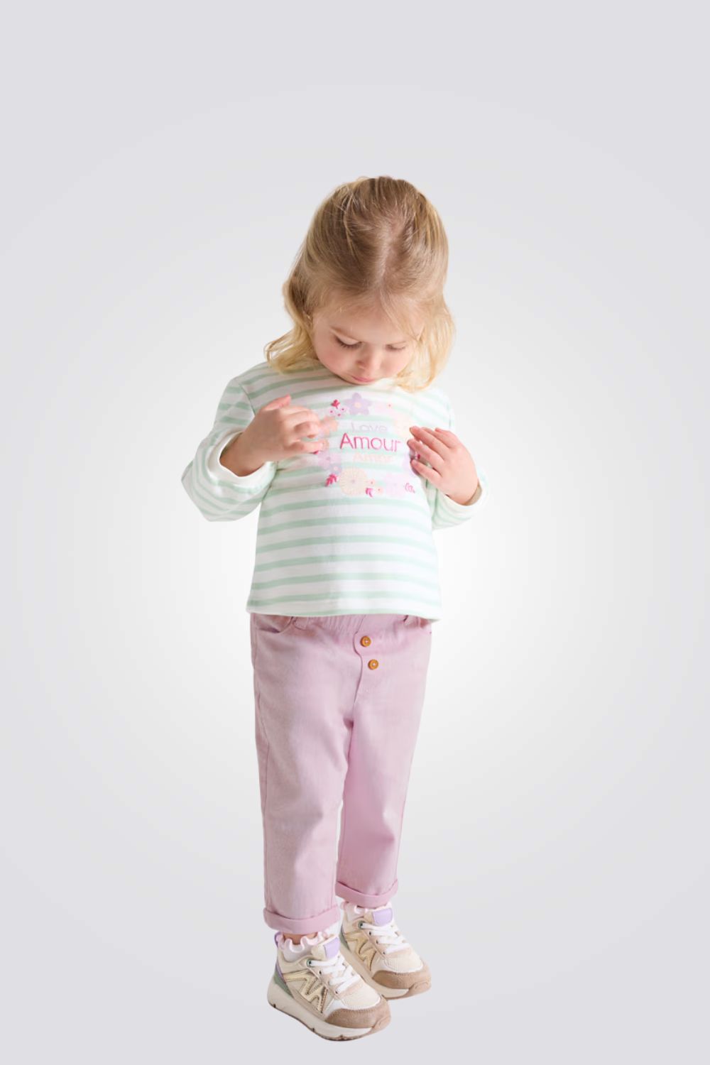 מכנסיים לתינוקות בצבע סגול