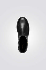 מגפי דמוי עור לנשים עם עקב פלטפורמה | ג'יאוקס